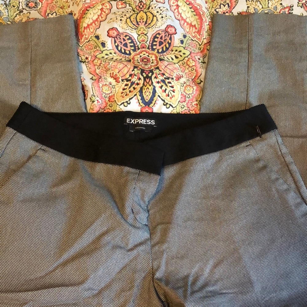 Express columnist ankle dress pants